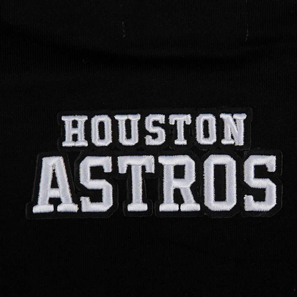 Houston Astros Pro Standard Women's Pearl Cropped Pullover Sweatshirt
 Black