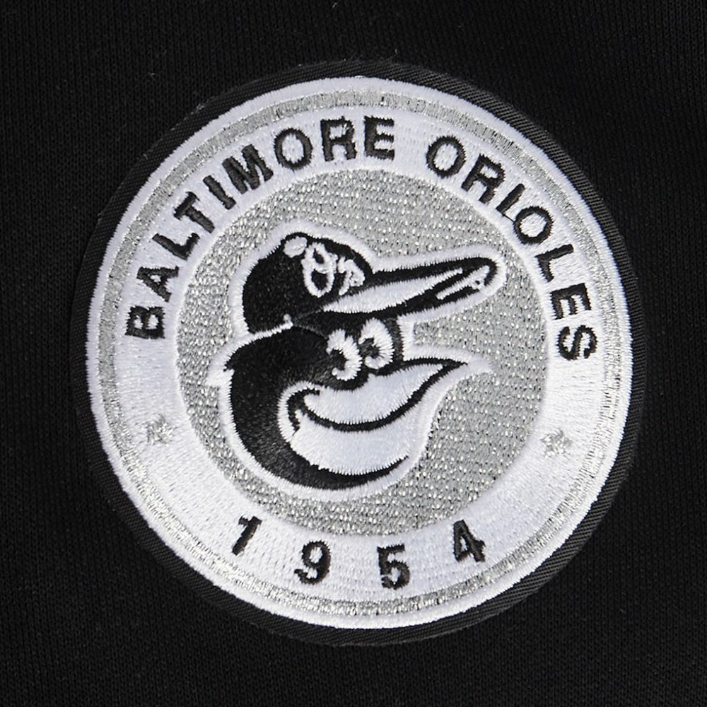 Baltimore Orioles Pro Standard Women's Pearl Cropped Pullover Sweatshirt
 Black