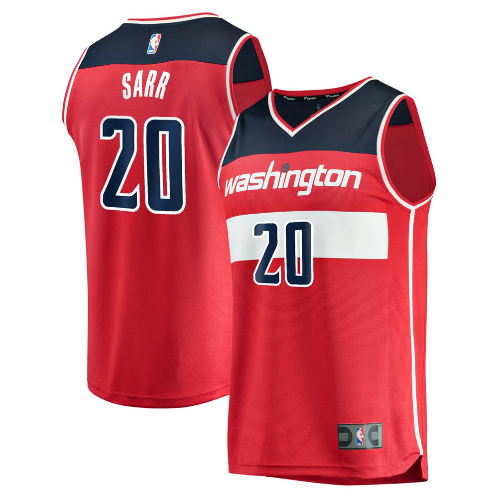 Alexandre Sarr Washington Wizards Fast Break Replica Player Jersey - Icon Edition - Red