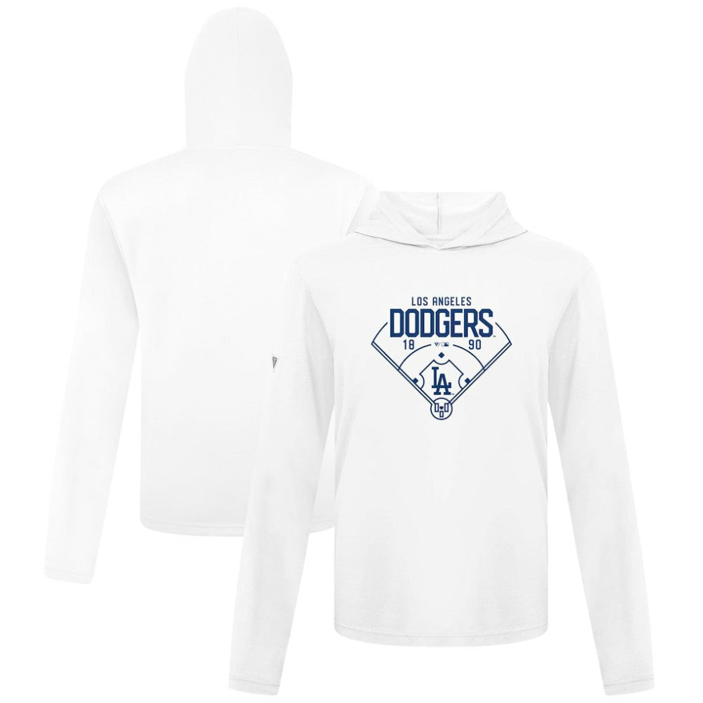 Los Angeles Dodgers Levelwear Anthem Home Field Pullover Hoodie White