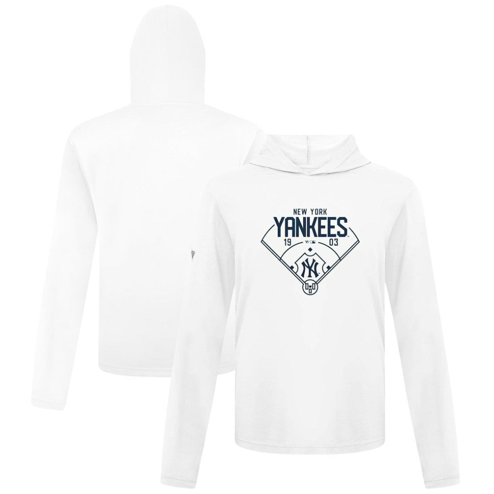 New York Yankees Levelwear Anthem Home Field Pullover Hoodie White