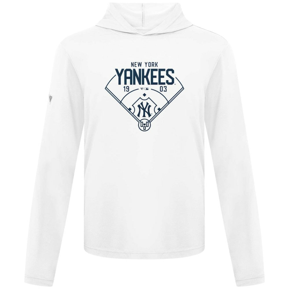New York Yankees Levelwear Anthem Home Field Pullover Hoodie White