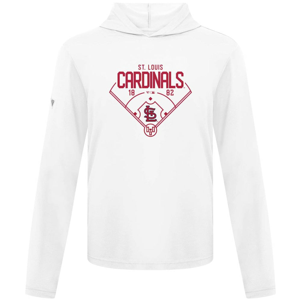 St. Louis Cardinals Levelwear Anthem Home Field Pullover Hoodie White