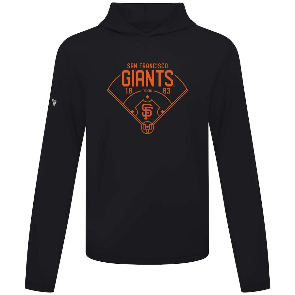 San Francisco Giants Levelwear Anthem Home Field Pullover Hoodie Black