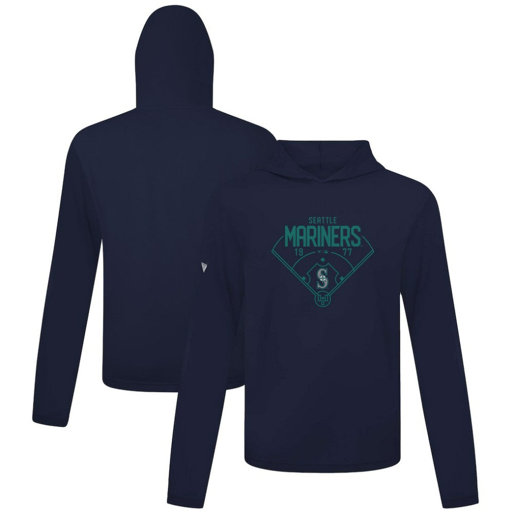 Seattle Mariners Levelwear Anthem Home Field Pullover Hoodie Navy