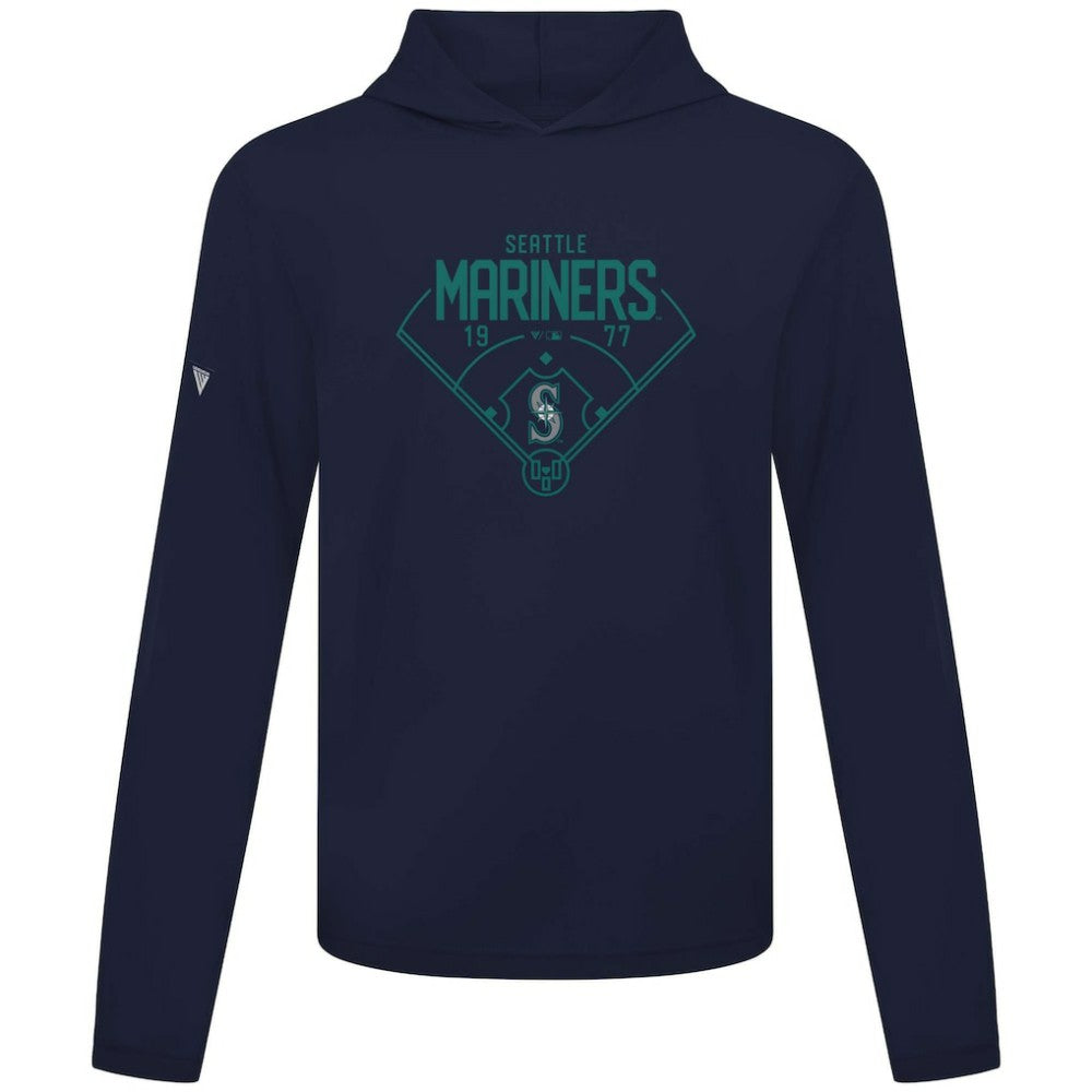 Seattle Mariners Levelwear Anthem Home Field Pullover Hoodie Navy