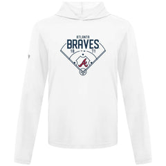 Atlanta Braves Levelwear Anthem Home Field Pullover Hoodie White