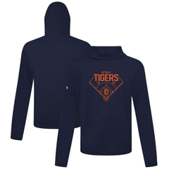 Detroit Tigers Levelwear Anthem Home Field Pullover Hoodie Navy