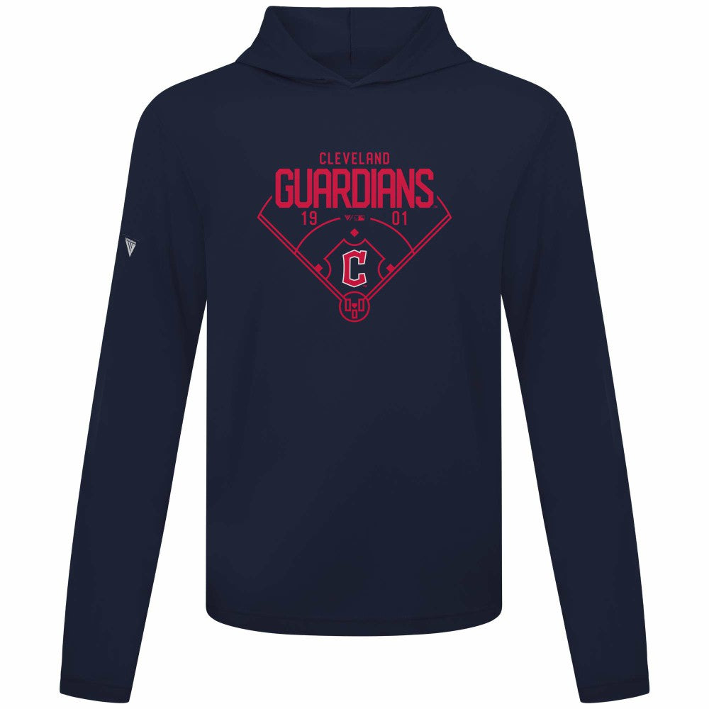 Cleveland Guardians Levelwear Anthem Home Field Pullover Hoodie Navy