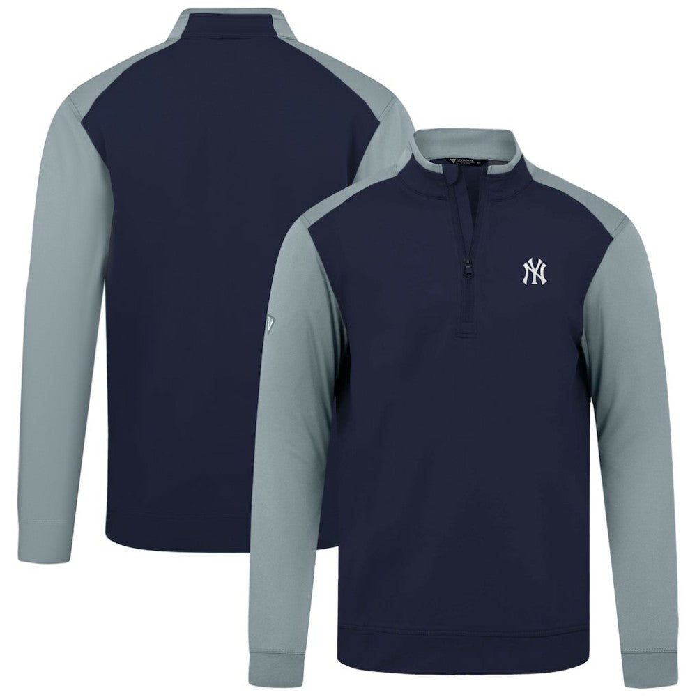New York Yankees Levelwear Insignia 2.0 Quarter-Zip Pullover Top Navy
