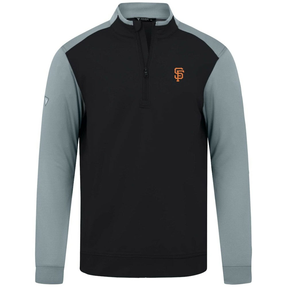 San Francisco Giants Levelwear Insignia 2.0 Quarter-Zip Pullover Top Black