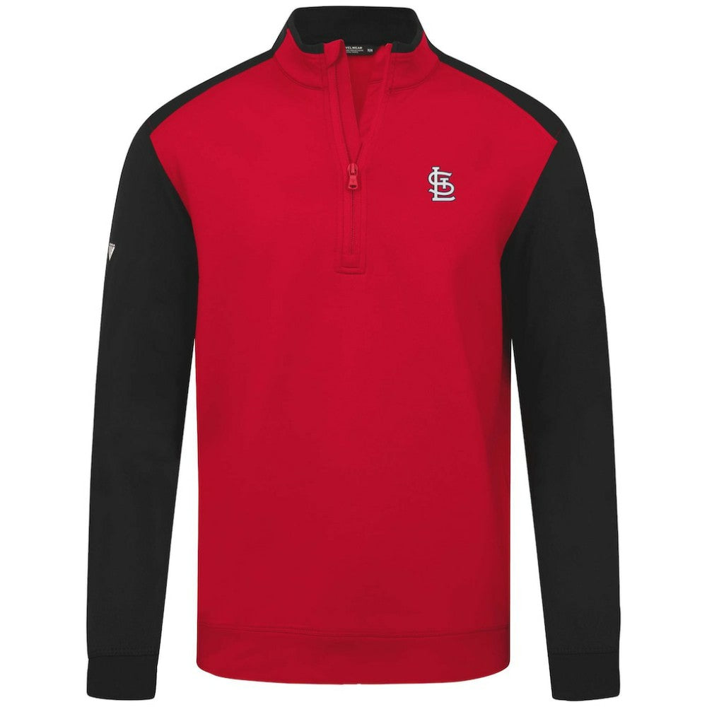 St. Louis Cardinals Levelwear Insignia 2.0 Quarter-Zip Pullover Top Red