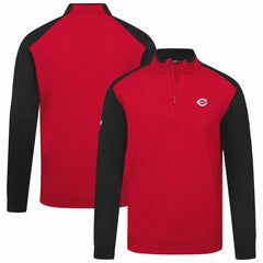 Cincinnati Reds Levelwear Insignia 2.0 Quarter-Zip Pullover Top Red