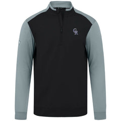 Colorado Rockies Levelwear Insignia 2.0 Quarter-Zip Pullover Top Black
