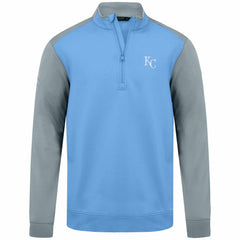 Kansas City Royals Levelwear Insignia 2.0 Quarter-Zip Pullover Top Light Blue