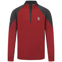 St. Louis Cardinals Levelwear Cadet Insignia 2.0 Raglan Quarter-Zip Jacket Red