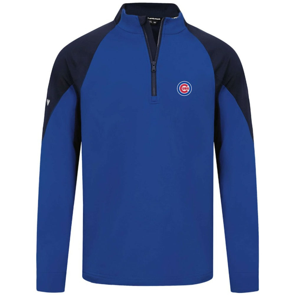 Chicago Cubs Levelwear Cadet Insignia 2.0 Raglan Quarter-Zip Jacket Royal