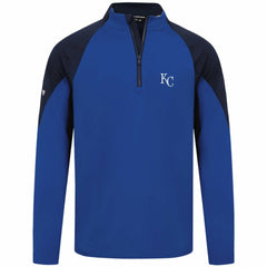 Kansas City Royals Levelwear Cadet Insignia 2.0 Raglan Quarter-Zip Jacket Royal