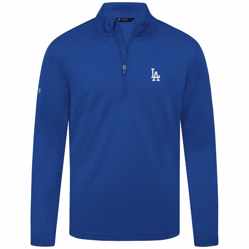 Los Angeles Dodgers Levelwear Heron Insignia 2.0 Quarter-Zip Jacket Royal