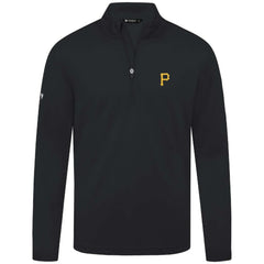 Pittsburgh Pirates Levelwear Heron Insignia 2.0 Quarter-Zip Jacket Black