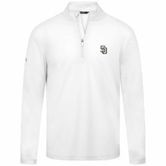 San Diego Padres Levelwear Heron Insignia 2.0 Quarter-Zip Jacket White