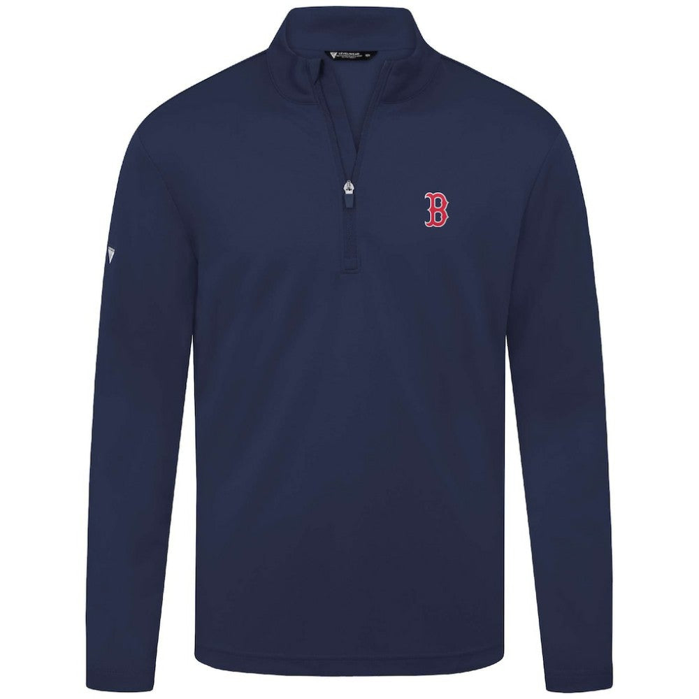 Boston Red Sox Levelwear Heron Insignia 2.0 Quarter-Zip Jacket Navy