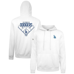 Los Angeles Dodgers Levelwear Podium Primary Pullover Hoodie White