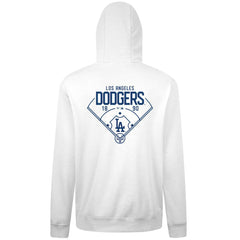 Los Angeles Dodgers Levelwear Podium Primary Pullover Hoodie White