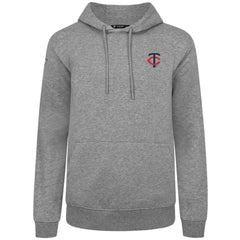 Minnesota Twins Levelwear Podium Primary Pullover Hoodie Gray