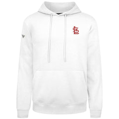 St. Louis Cardinals Levelwear Podium Primary Pullover Hoodie White