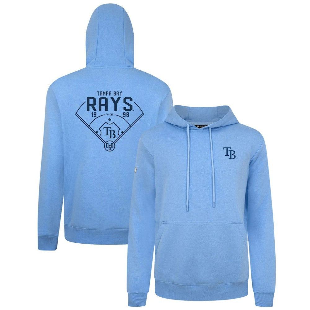 Tampa Bay Rays Levelwear Podium Primary Pullover Hoodie Light Blue