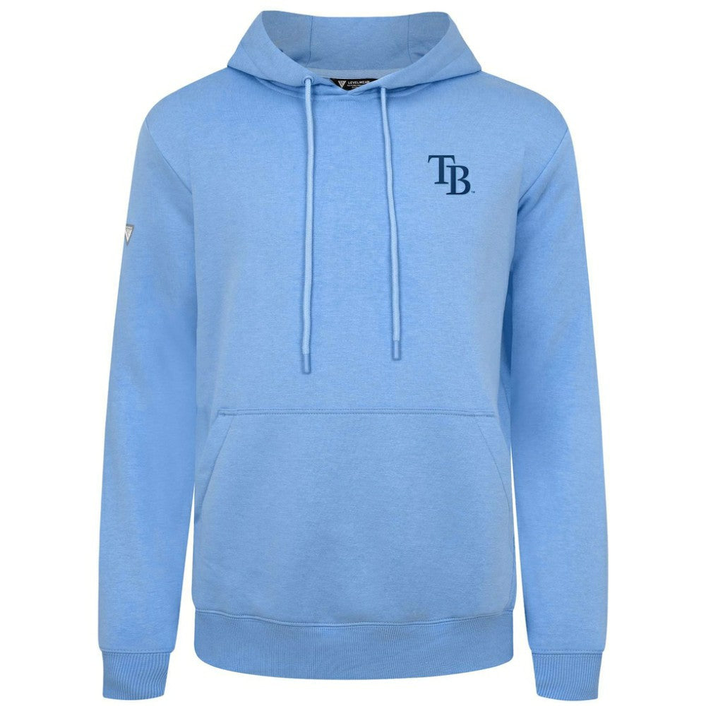 Tampa Bay Rays Levelwear Podium Primary Pullover Hoodie Light Blue