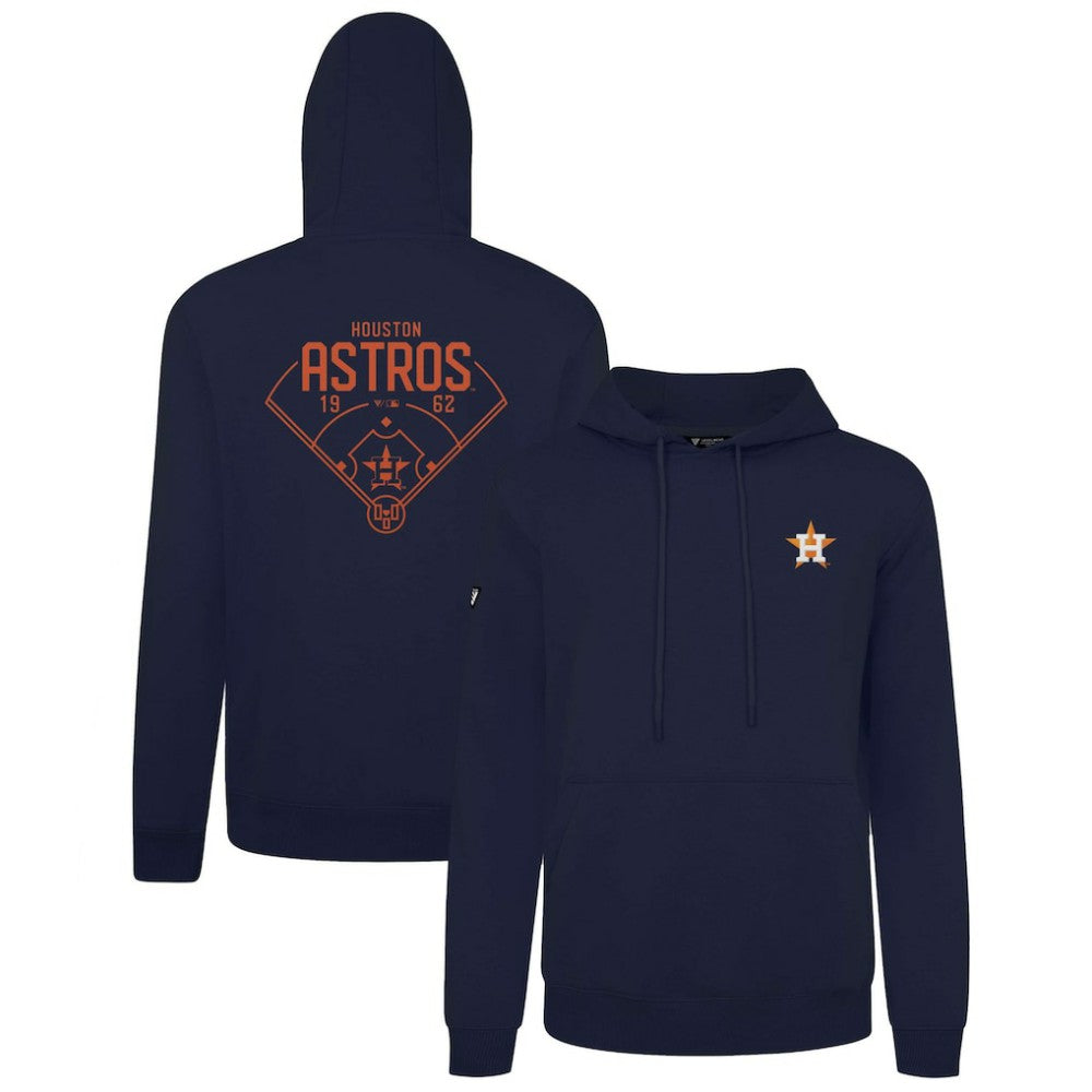 Houston Astros Levelwear Podium Primary Pullover Hoodie Navy
