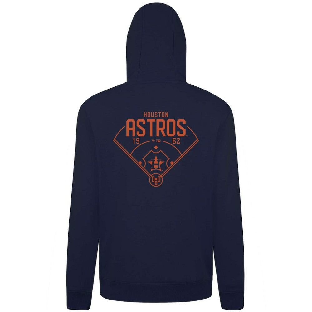 Houston Astros Levelwear Podium Primary Pullover Hoodie Navy