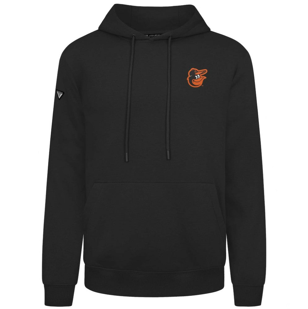 Baltimore Orioles Levelwear Podium Primary Pullover Hoodie Black