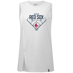 Boston Red Sox Levelwear Women's Influx Home Field Tank Top White