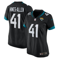 Josh Hines-Allen Jacksonville Jaguars Women's Alternate Player Game Jersey - Black