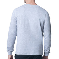 Utah Mammoth Starter Retro Graphic Long Sleeve T-Shirt Heather Gray