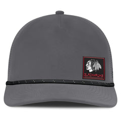 Chicago Blackhawks Fanatics Captain Rope Adjustable Hat Gray