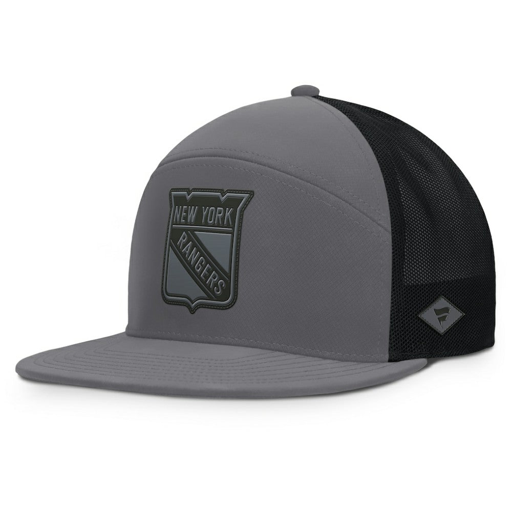 New York Rangers Fanatics Fairweather Adjustable Hat Charcoal