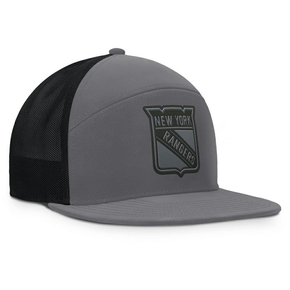 New York Rangers Fanatics Fairweather Adjustable Hat Charcoal