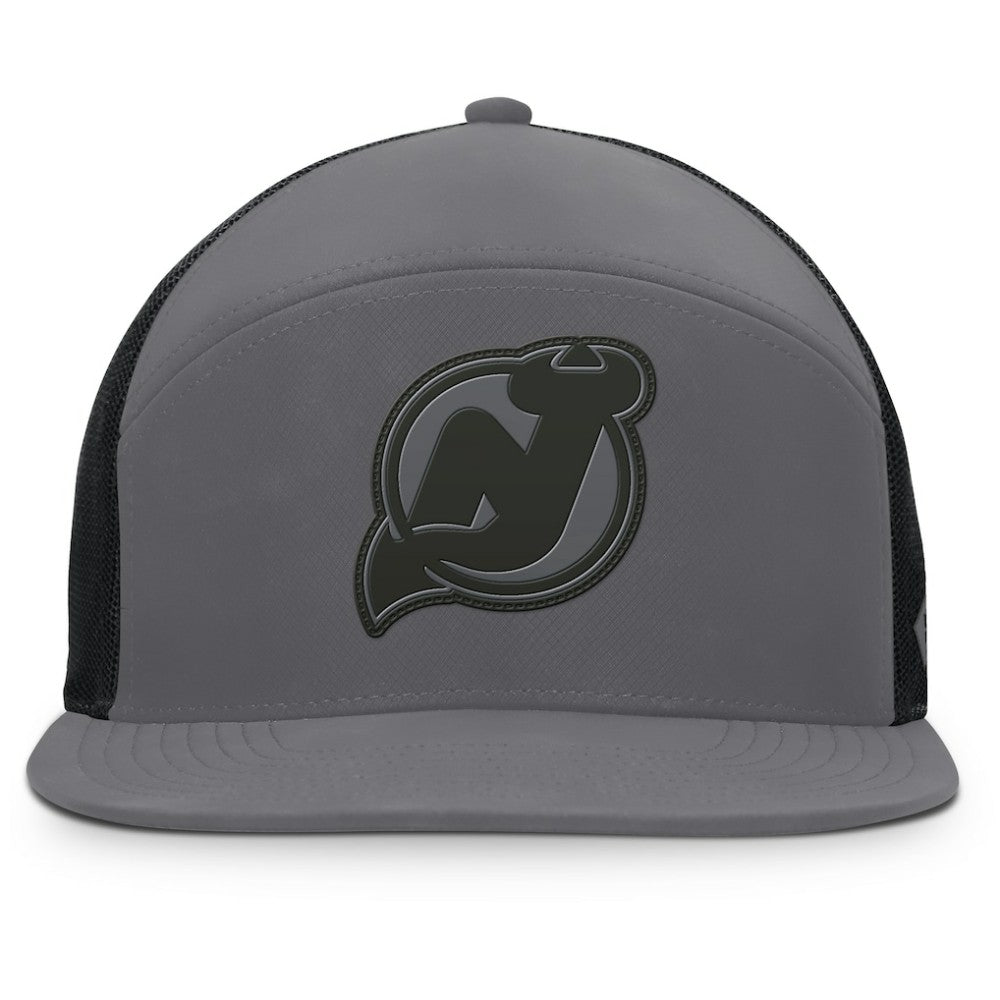 New Jersey Devils Fanatics Fairweather Adjustable Hat Charcoal
