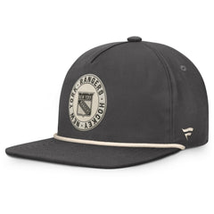 New York Rangers Fanatics Closer Adjustable Hat Charcoal