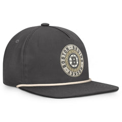 Boston Bruins Fanatics Closer Adjustable Hat Charcoal
