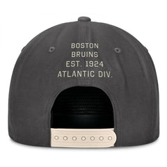 Boston Bruins Fanatics Closer Adjustable Hat Charcoal