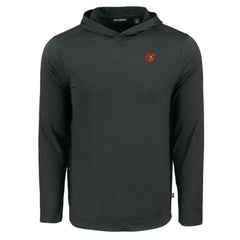 Baltimore Orioles Cutter & Buck Coastline Epic Comfort Recycled Eco Hoodie Long Sleeve T-Shirt Black