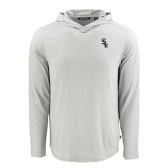 Chicago White Sox Cutter & Buck Coastline Epic Comfort Recycled Eco Hoodie Long Sleeve T-Shirt Gray