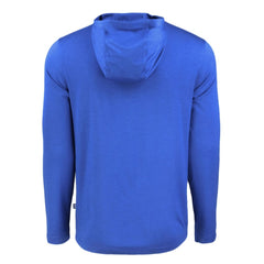 Chicago Cubs Cutter & Buck Coastline Epic Comfort Recycled Eco Hoodie Long Sleeve T-Shirt Royal