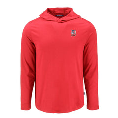 Detroit Tigers Cutter & Buck Coastline Epic Comfort Recycled Eco Hoodie Long Sleeve T-Shirt Red