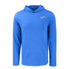 Kansas City Royals Cutter & Buck Coastline Epic Comfort Recycled Eco Hoodie Long Sleeve T-Shirt Royal